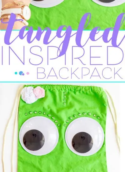 Pascale Backpack inspired by the Tangled Movie. Perfect for Rapunzel Disneybounding.