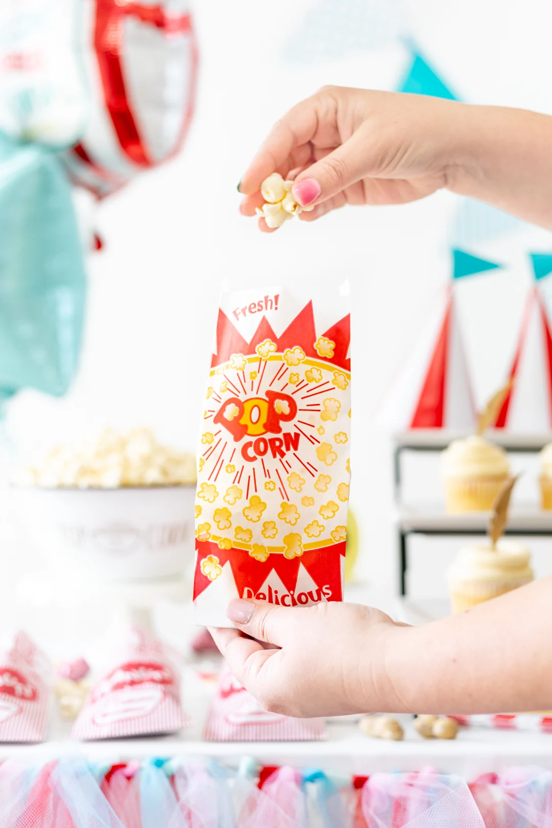 carnival popcorn party food