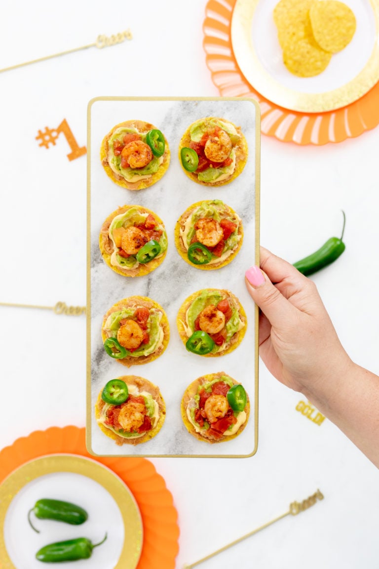 Surprising Fiesta Shrimp Nacho Bites