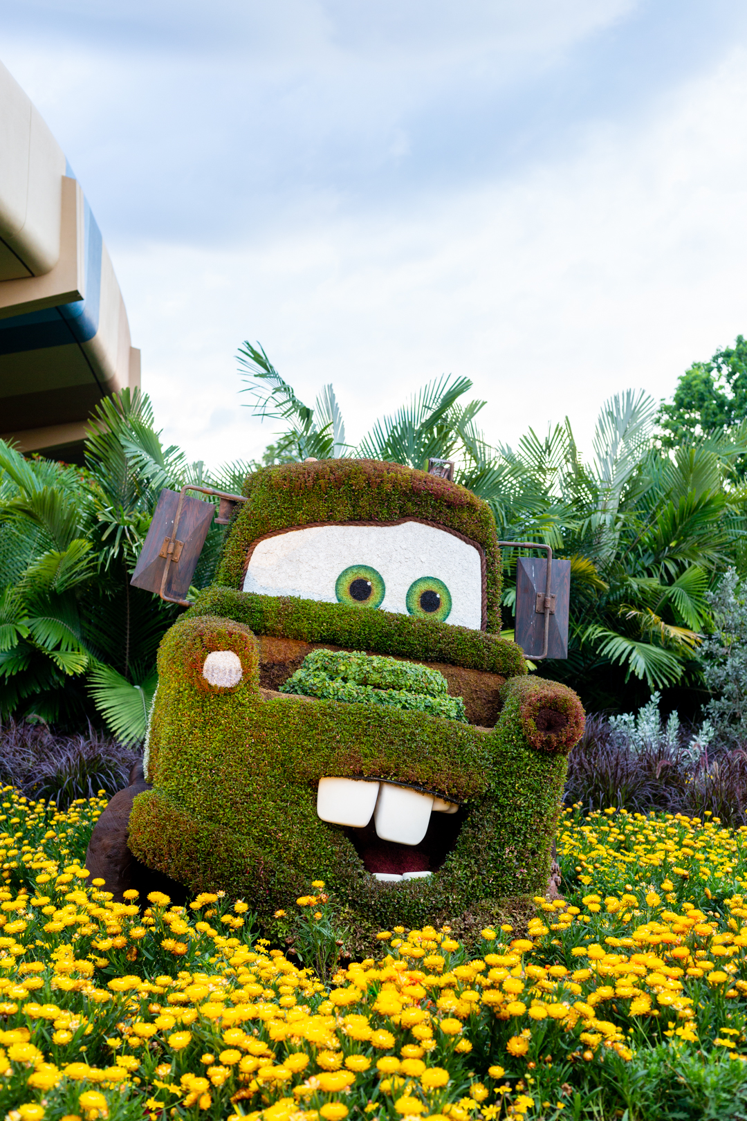 Epcot Flower and Garden Cars Movie Topiaries