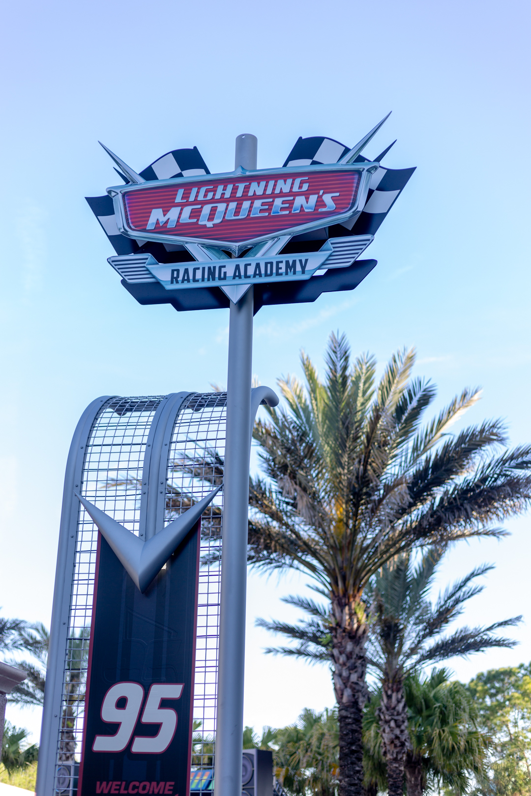 Lighting McQueen Sign at Hollywood Studios