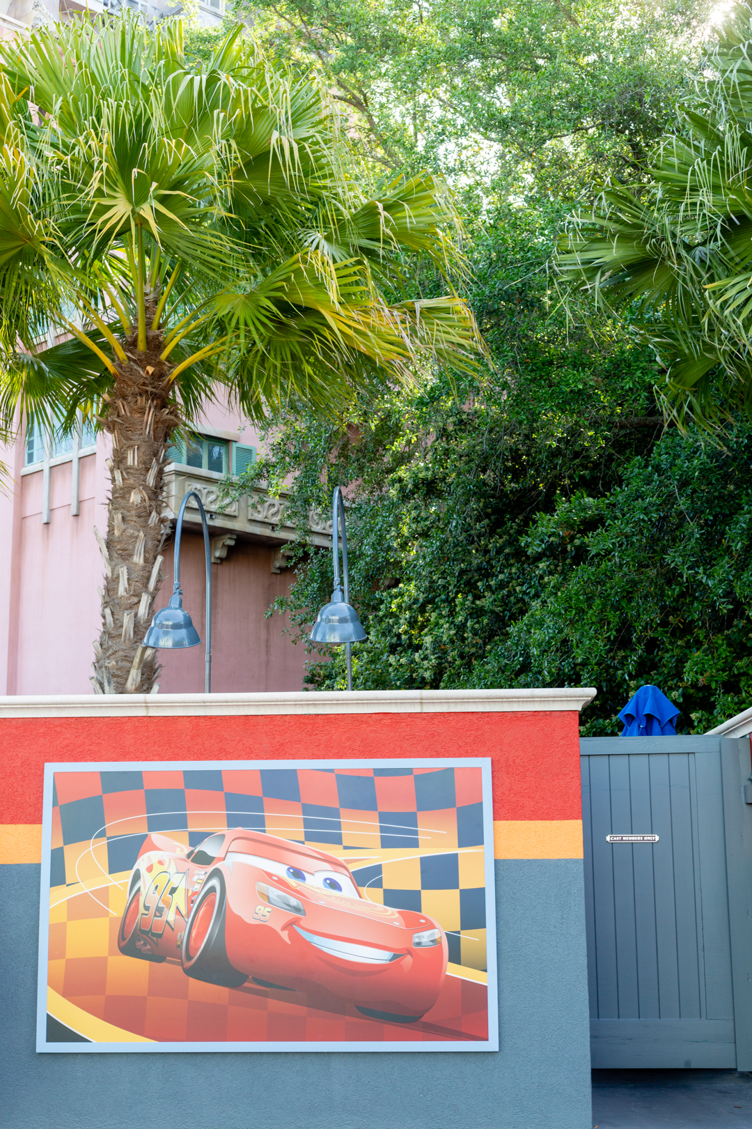 Cars Movie Mural at Hollywood Studios