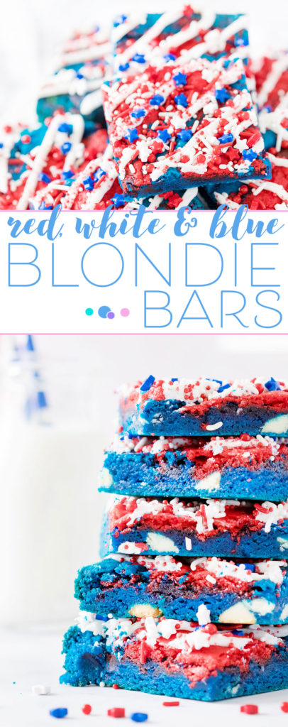 Red White And Blue Dessert Bars Cutefetti