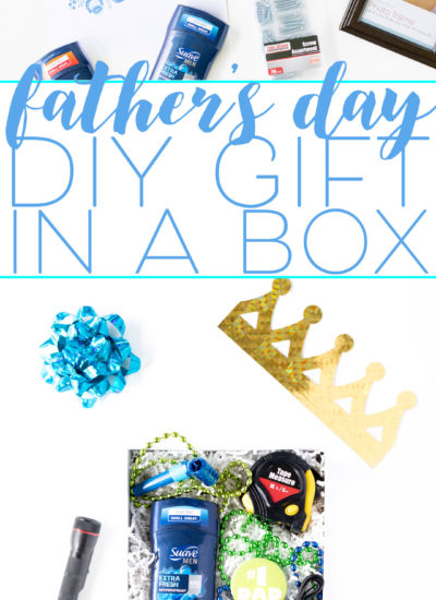 father's day gift in a box with printable