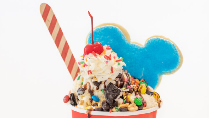 DIY Mickey Ice Cream Party Sundaes