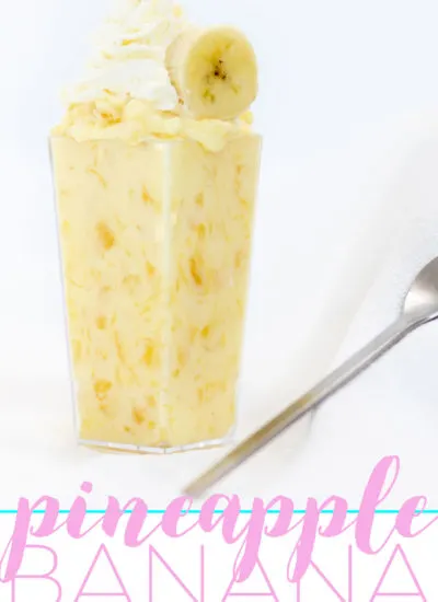 Pineapple Banana Dessert with Only 3 Ingredients