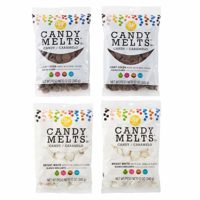 Wilton Light Cocoa and Bright White Candy Melts Candy Set, Vanilla & Chocolate Candy Melts