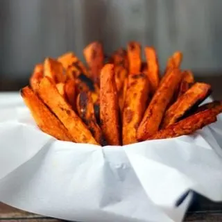 Baked Sweet Potato Fries Recipe with Smoked Paprika