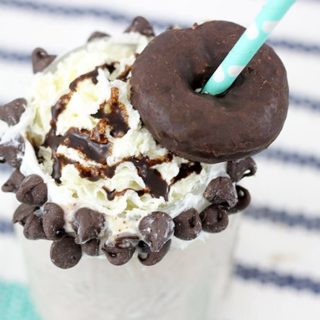 Chocolate Covered Donut Milkshake