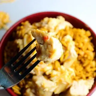 3 Ingredient Slow Cooker Zesty Cheddar Chicken Recipe