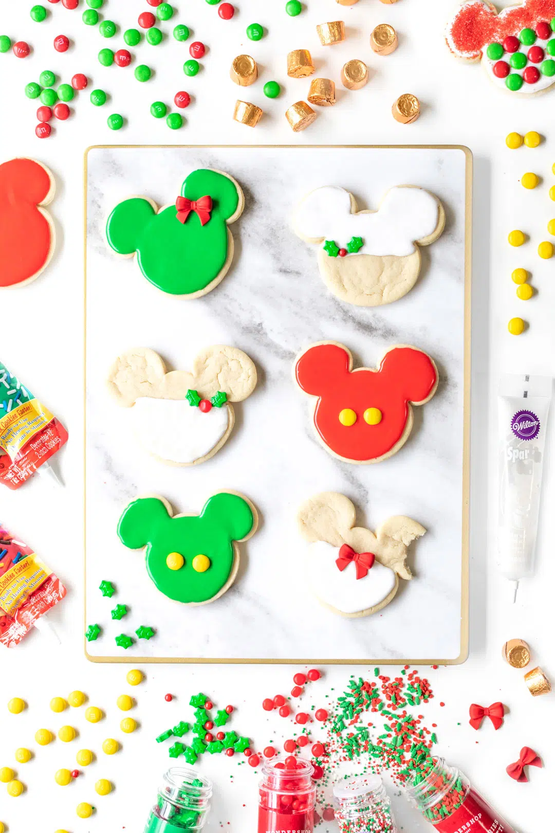 Mickey Christmas Cookies