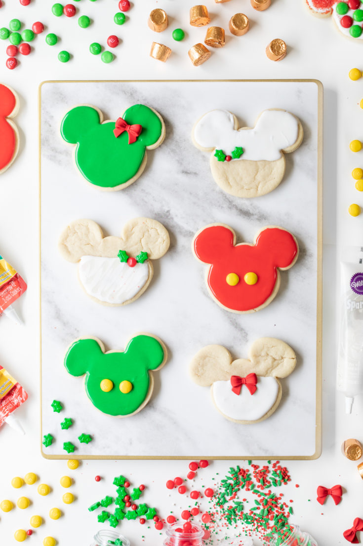 Museo pegamento líquido Mickey Christmas Cookies | Cutefetti
