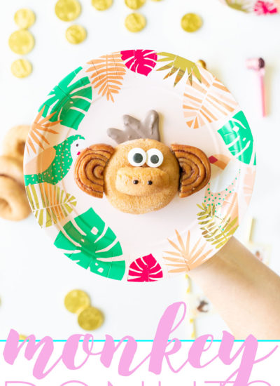 Adorable Monkey Donuts inspired by the new Dora live-action movie.