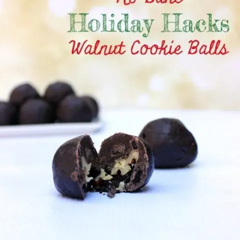 Holiday Hacks: No Bake Walnut Cookie Balls Recipe