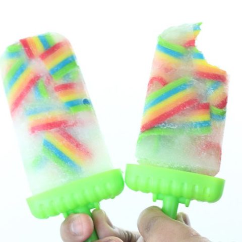 Rainbow Popsicles