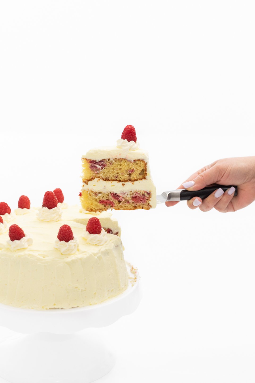 Easiest raspberry lemon cake that you'll find with so much flavor.