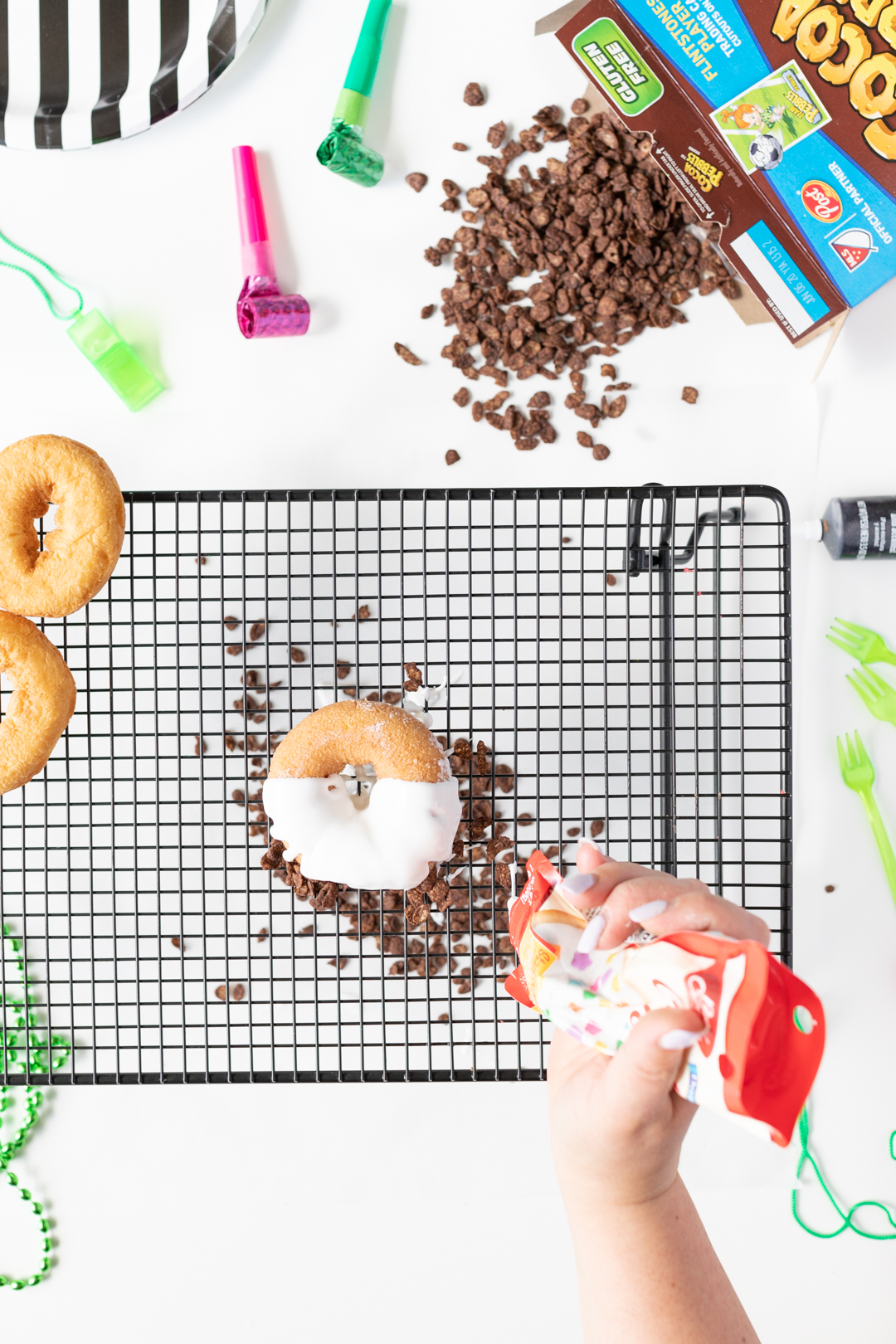 Soccer Party Food Donuts