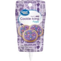 Great Value Cookie Icing, Purple, 7 oz - Walmart.com