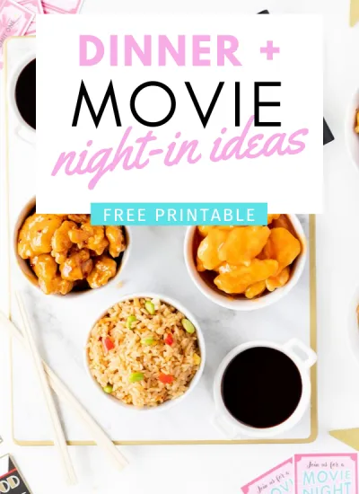 Dinner and Movie Night in Ideas for Families.