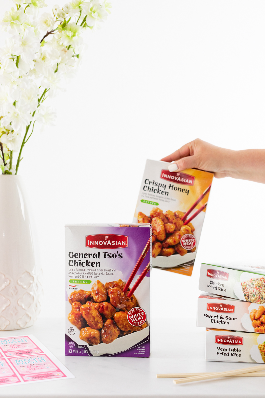 InnovAsian frozen meal options.