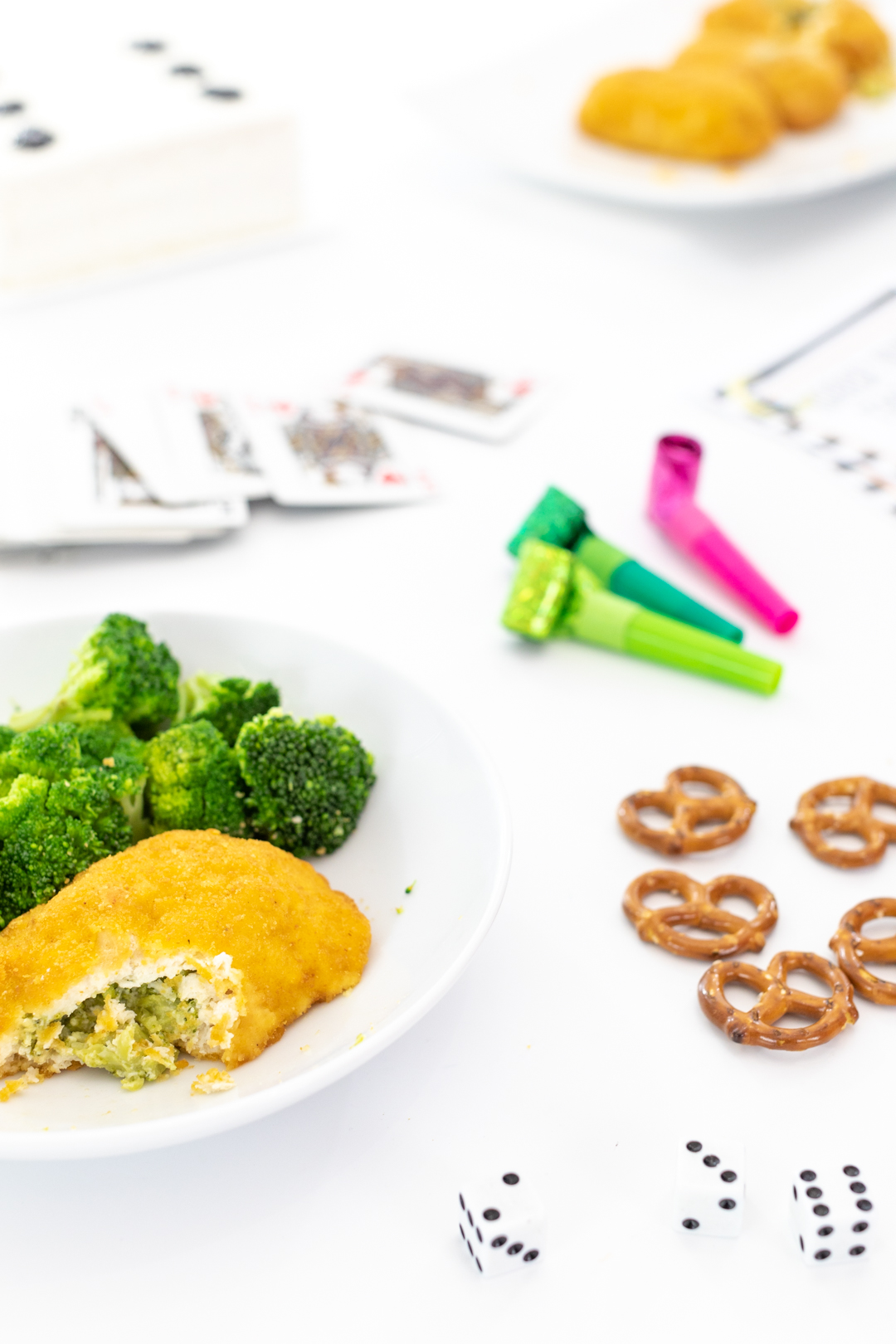 Breaded Chicken and Broccoli