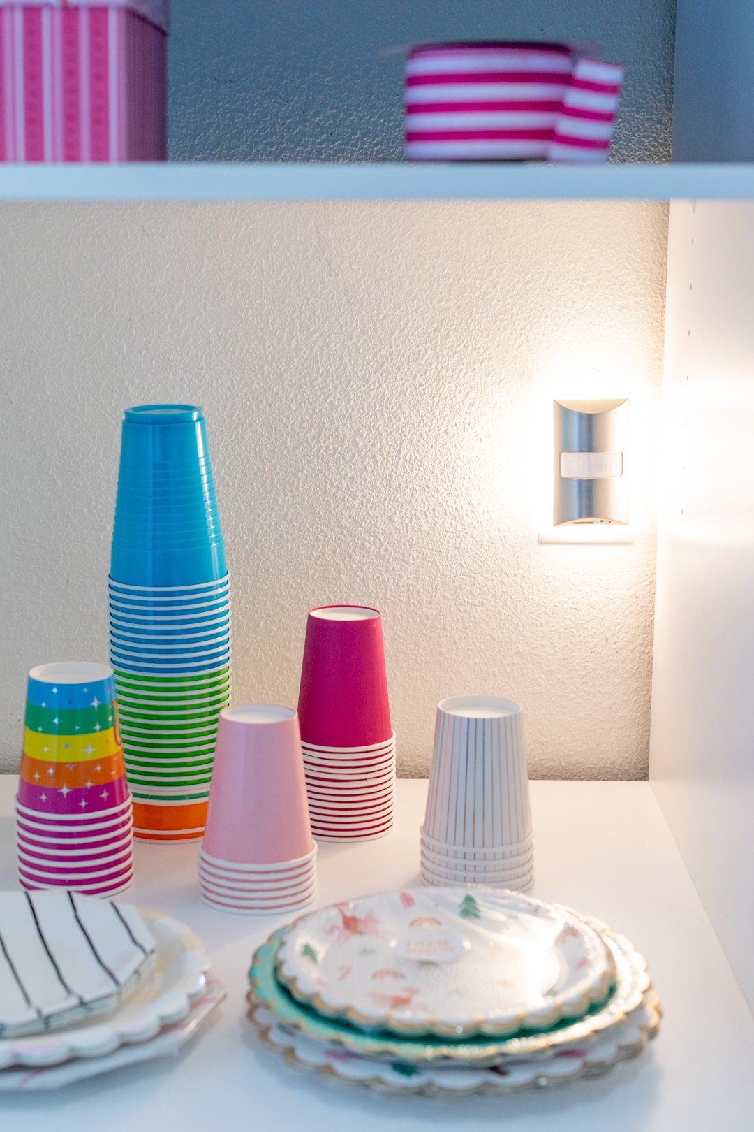 Night Light Under Cabinet used to illuminate dark spaces