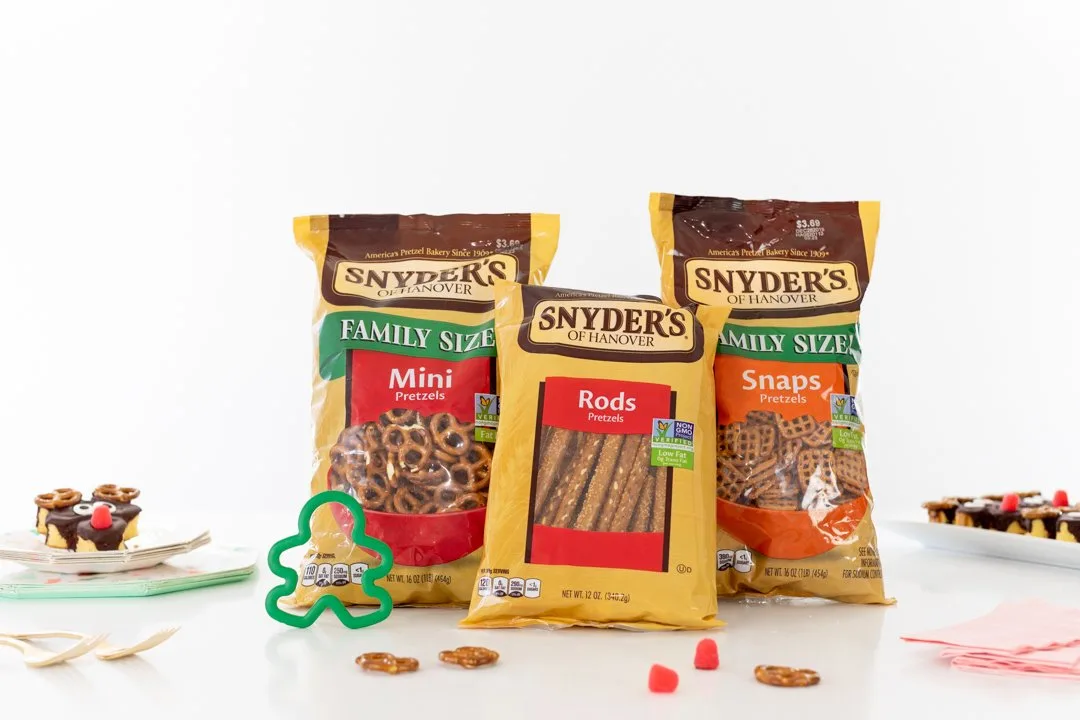 Synders Pretzel Bags. Rods. Minis. Snaps.