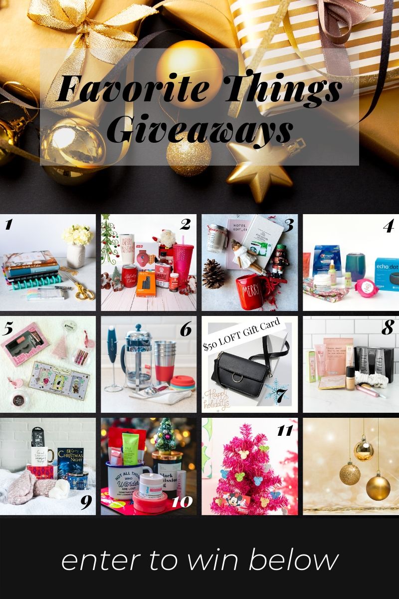 my favorite things giveaway