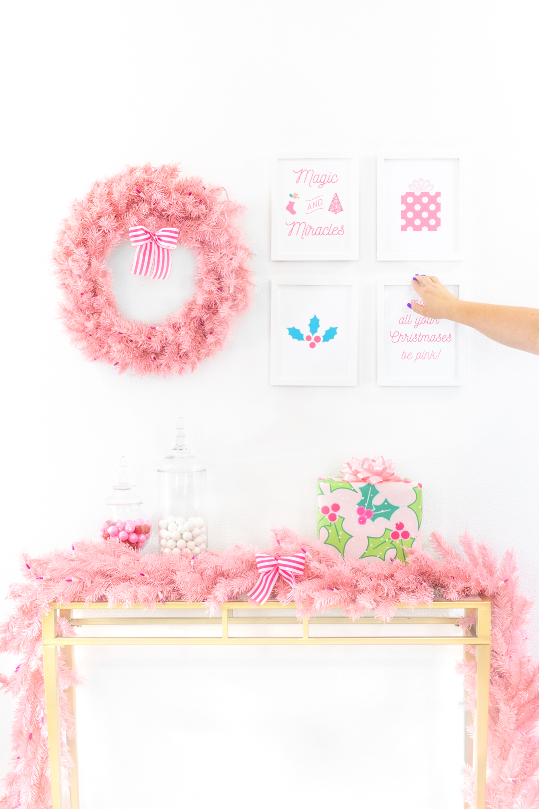 sharing how to hang wall art