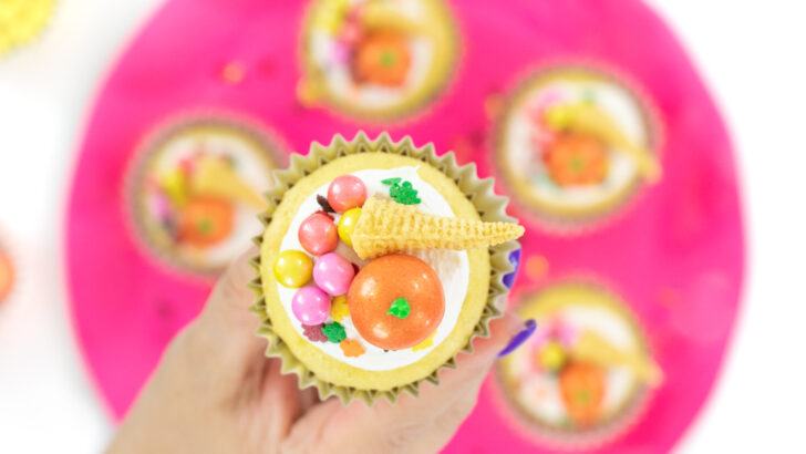 Cute Cornucopia Cupcakes