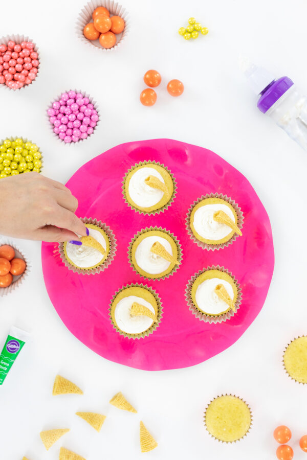 Cornucopia Cupcakes for Thanksgiving | Cutefetti