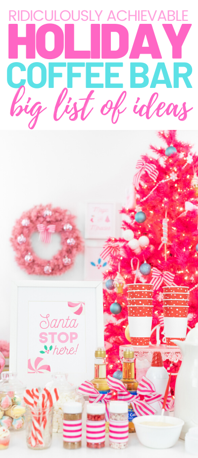 Holiday Coffee Bar Ideas | Cutefetti