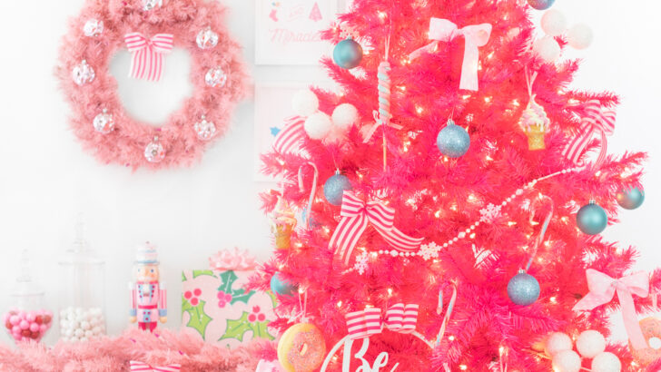 Pretty Pink Christmas Tree Decor