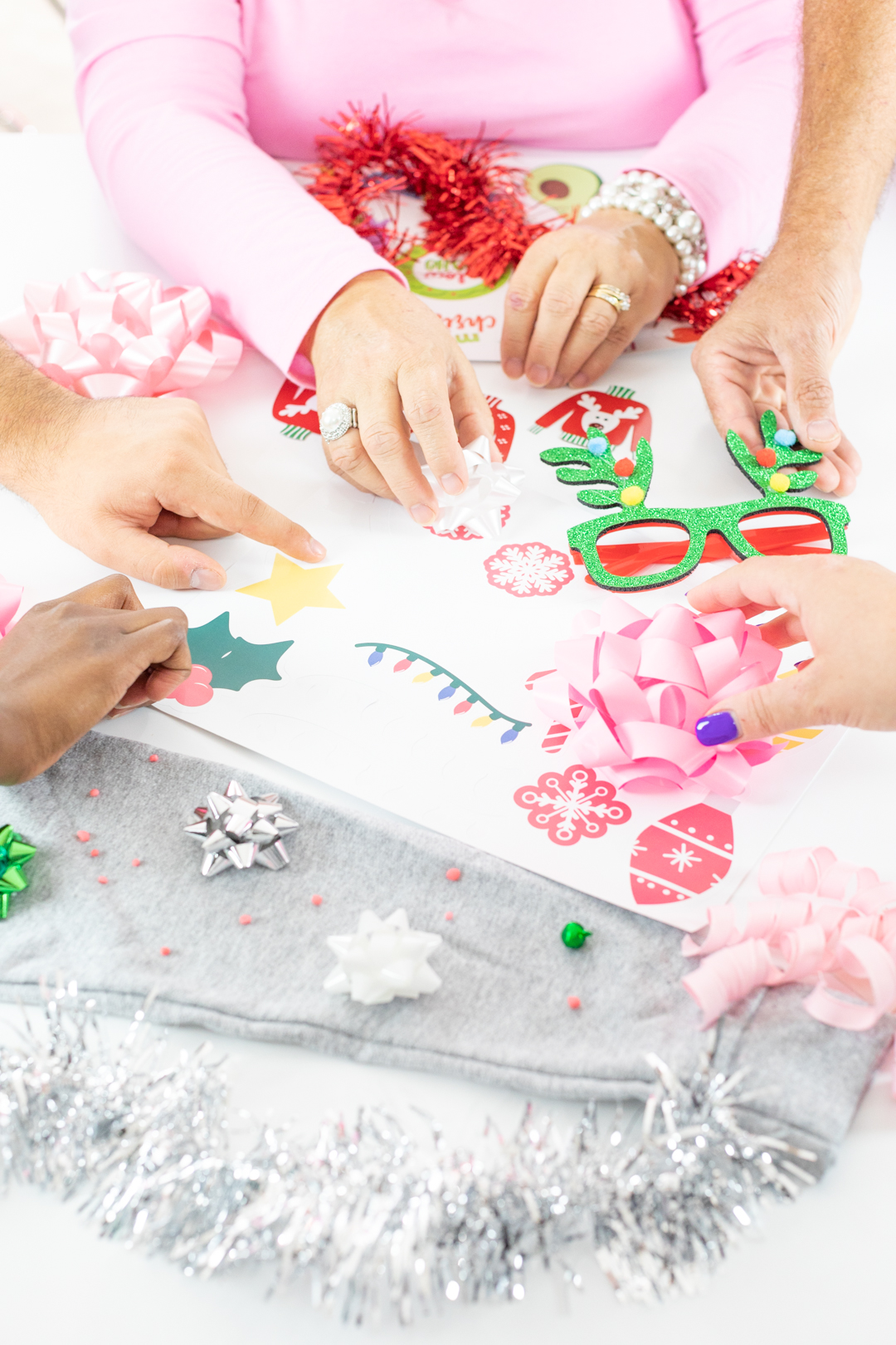 diy ugly sweater table