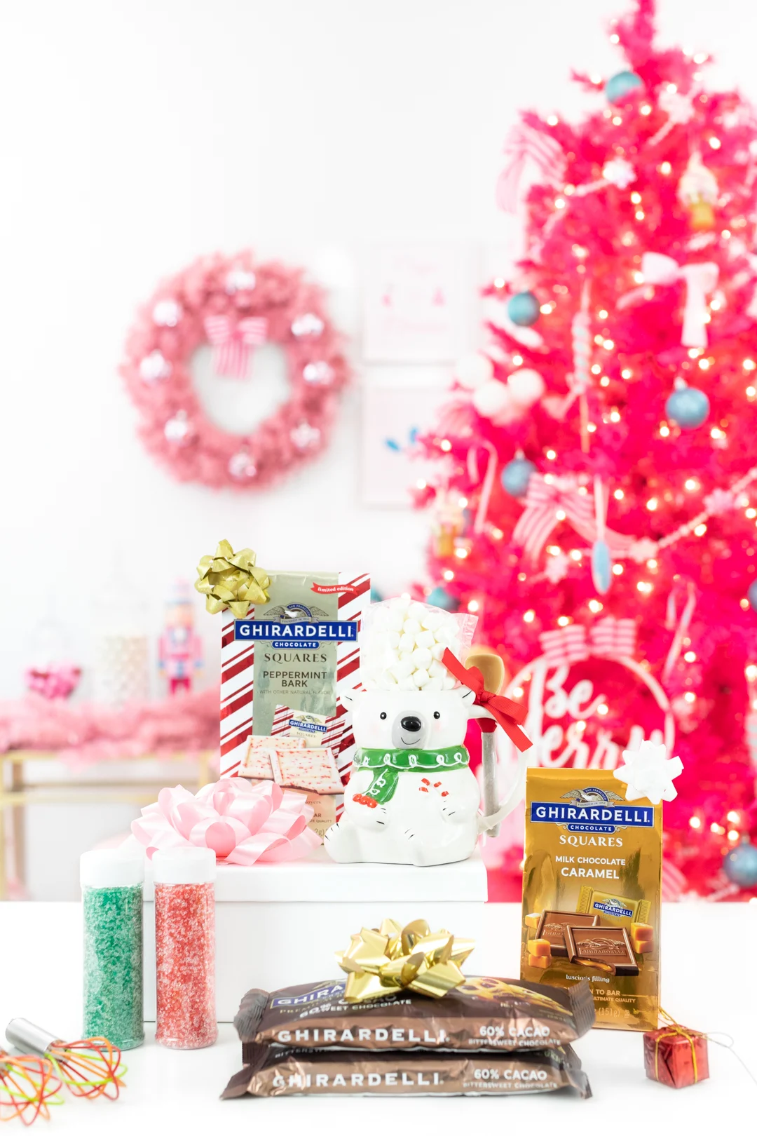 Ghirardelli products for the holidays.