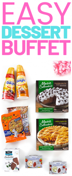 holiday dessert buffet