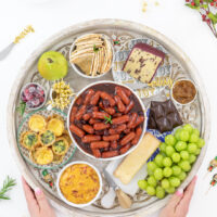 delish spread of hearty style appetizers for holidays