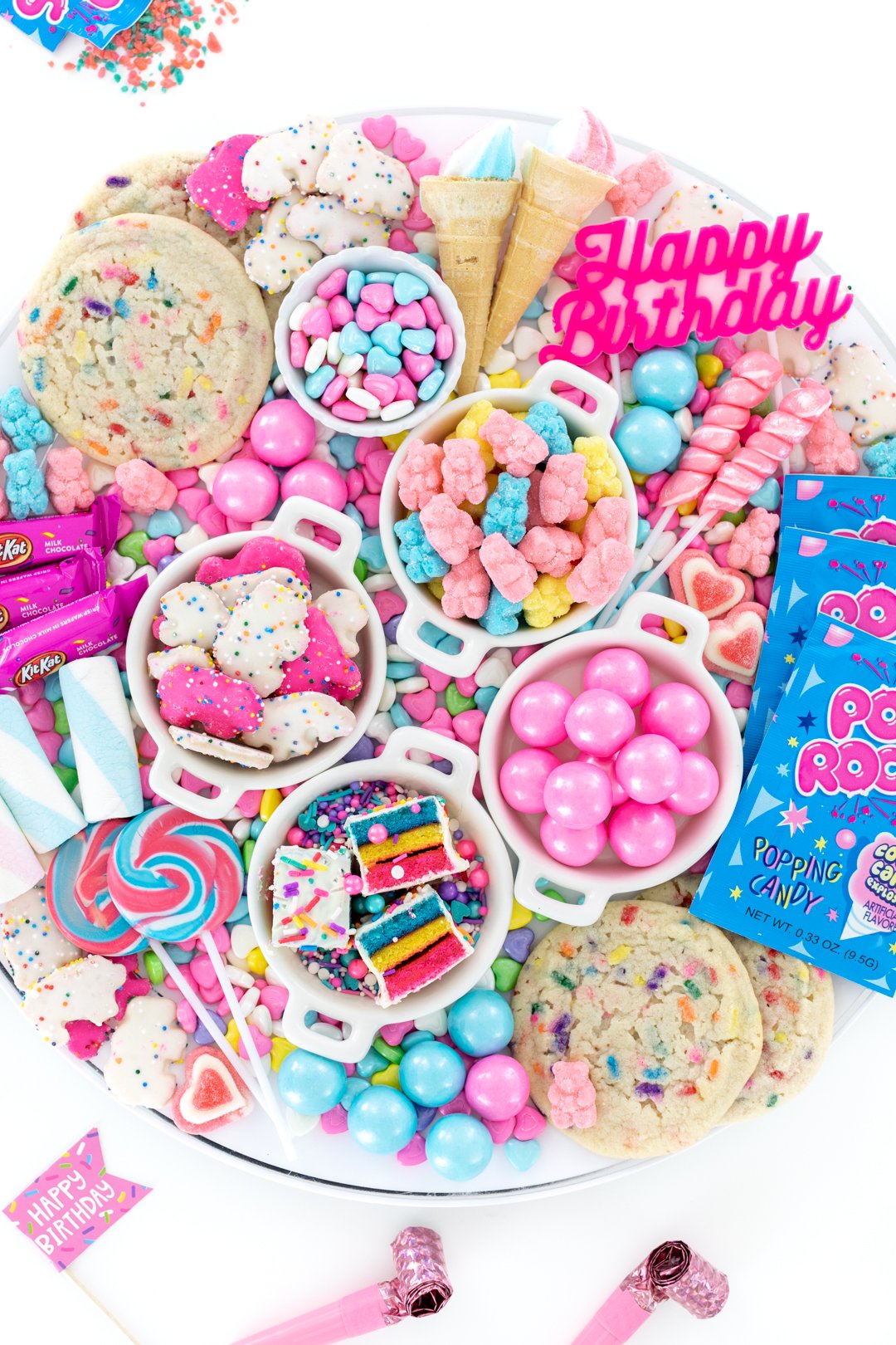 Birthday Candy Charcuterie Dessert Board Cutefetti