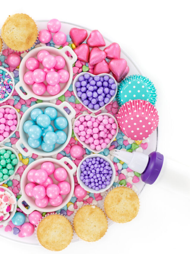 Creative DIY Cupcake Decorating Bar Party Story Cutefetti