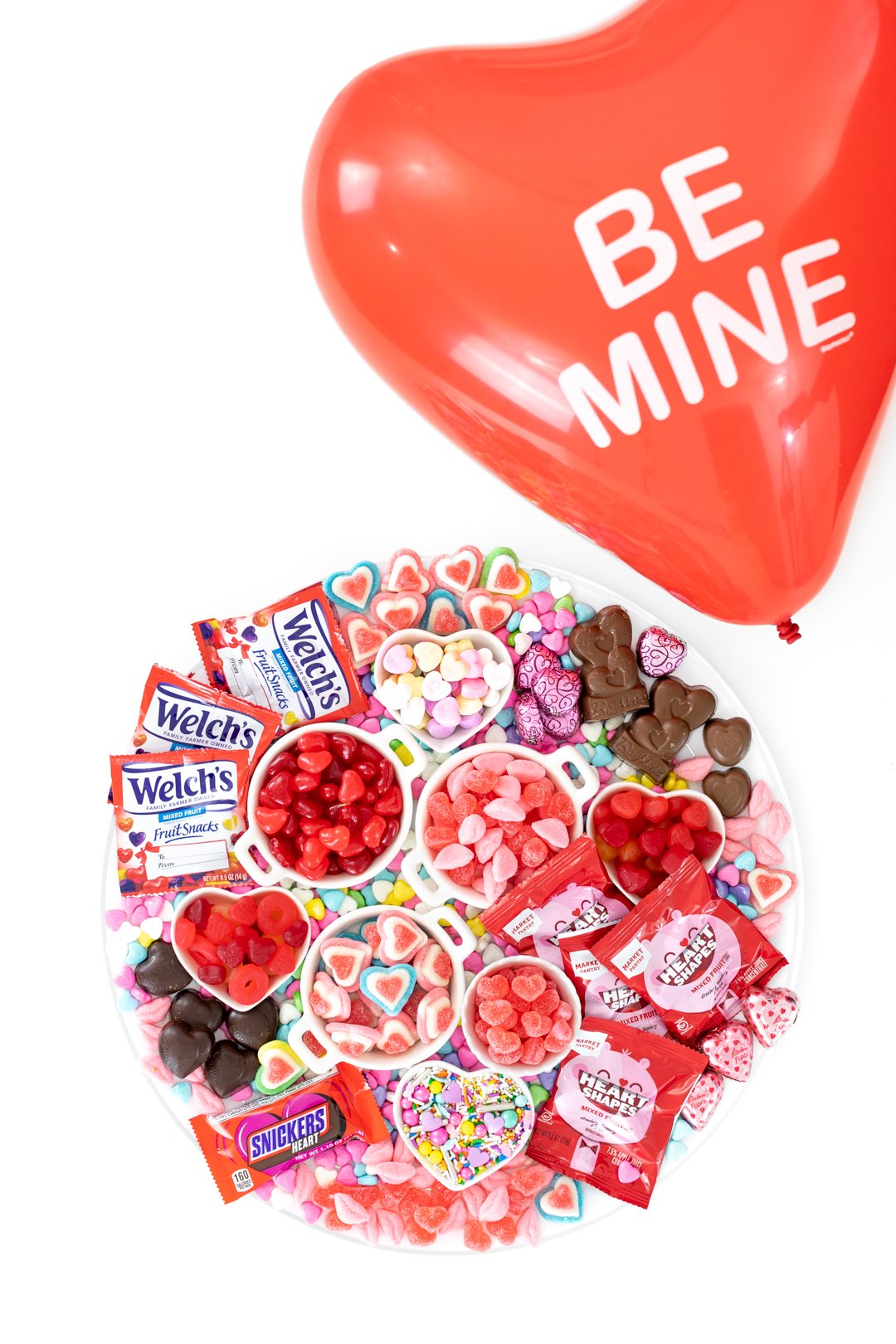 Valentine’s Heart Shaped Candy Board