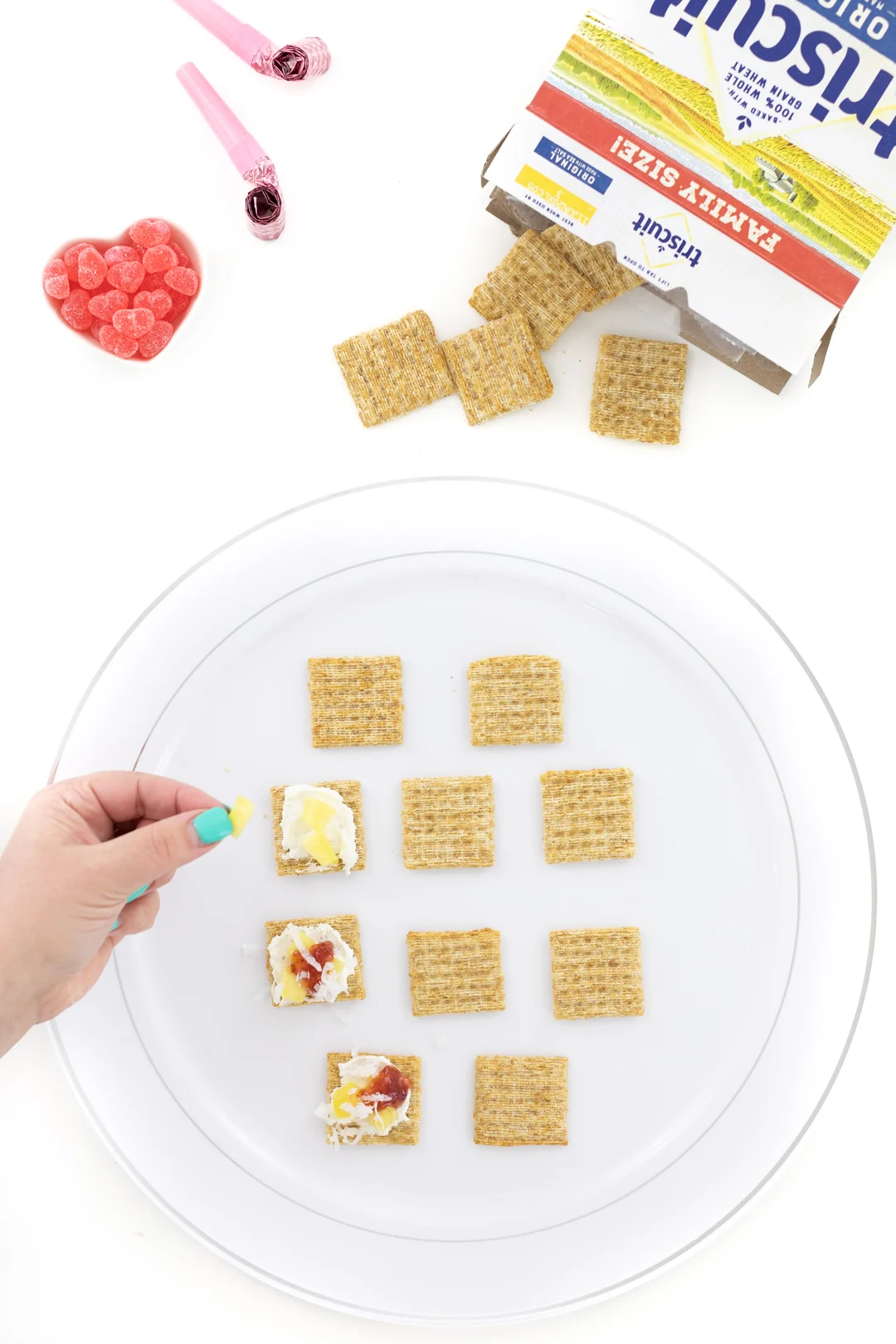 making tropical triscuits