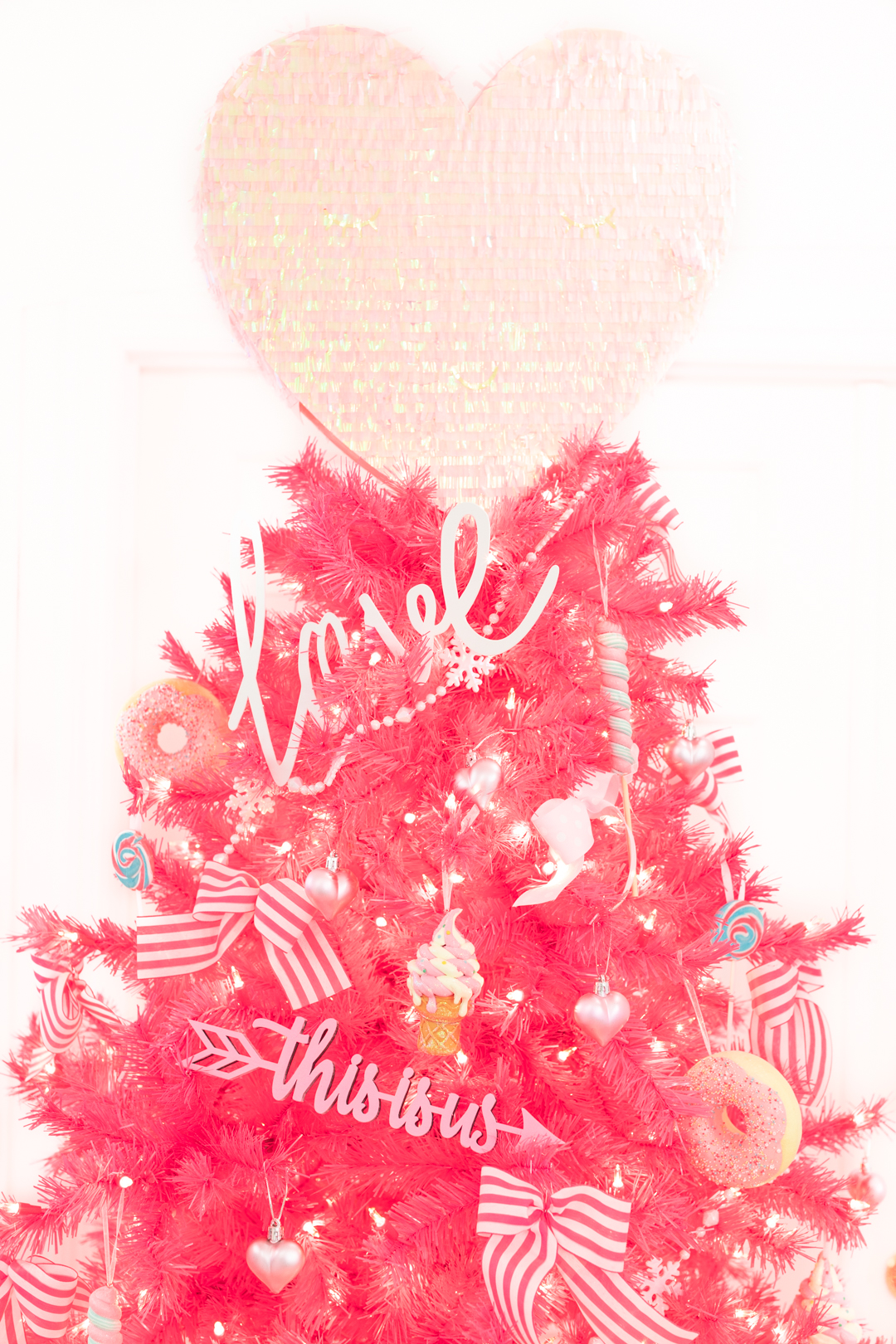 Pink Valentine S Day Tree Cutefetti