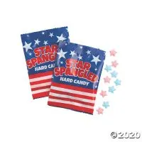 Patriotic Flag Hard Candy 