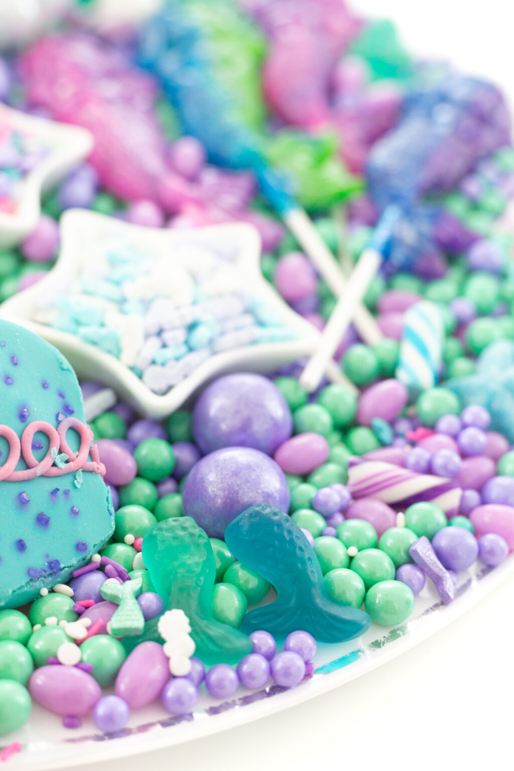 Mermaid Candy Charcuterie Board