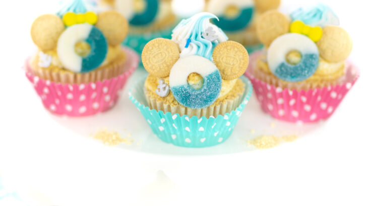 Cruise Inspired Mickey Cupcakes