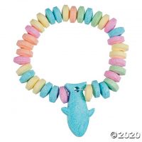 Shark-Shaped Hard Candy Bracelets