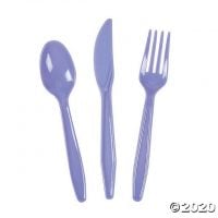 Bulk Lilac Plastic Cutlery Sets for 70 - 210 Ct.