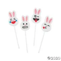 Emoji Easter Bunny Lollipops 