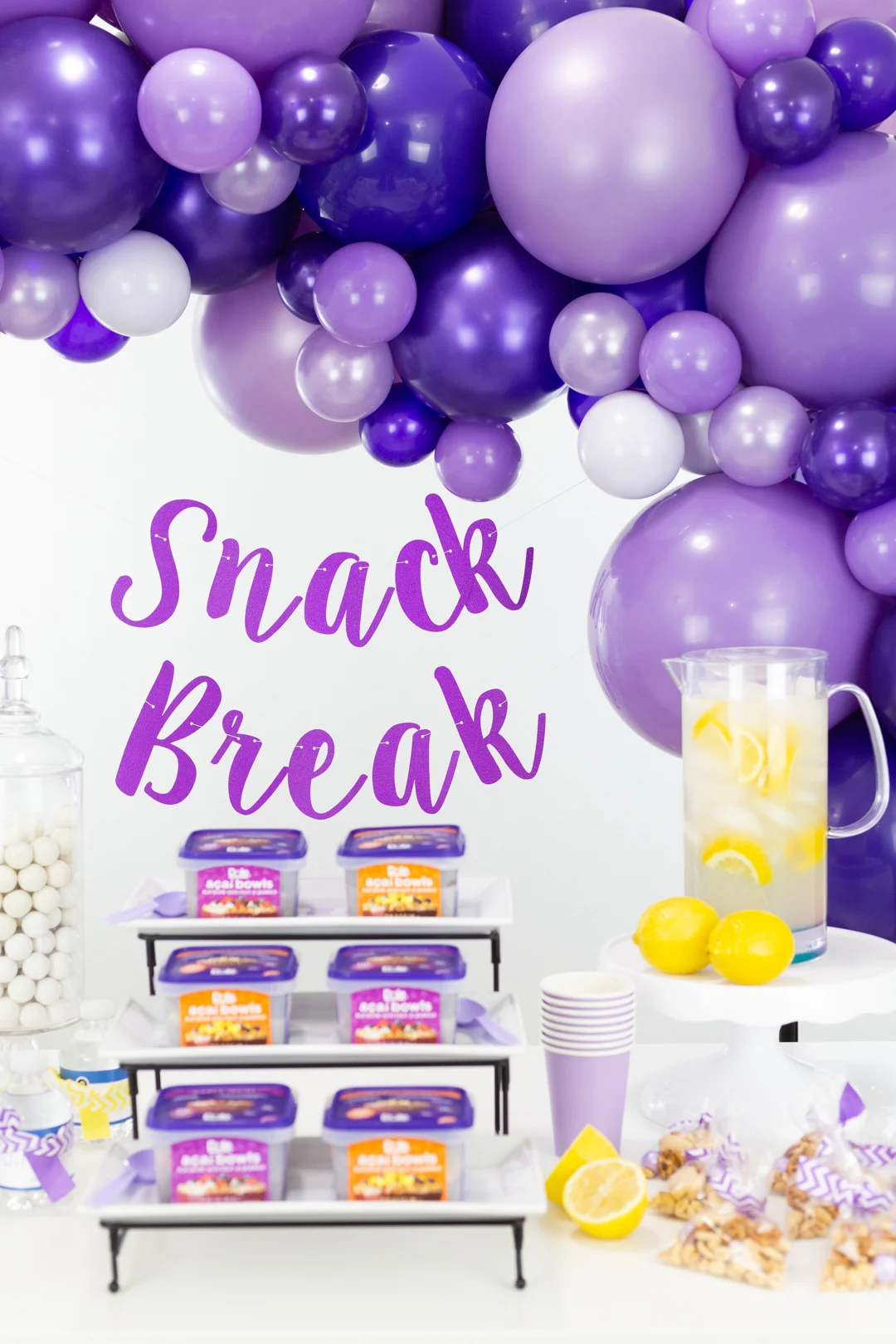 snack break bar ideas