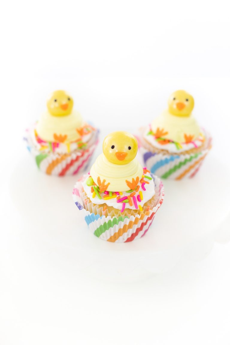 Easy Chick Cupcakes